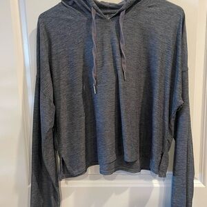 Charcoal Hooded Top